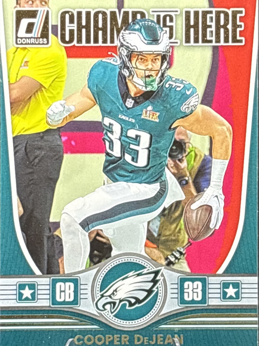 Panini Donruss Cooper DeJean Rookie Trading Card